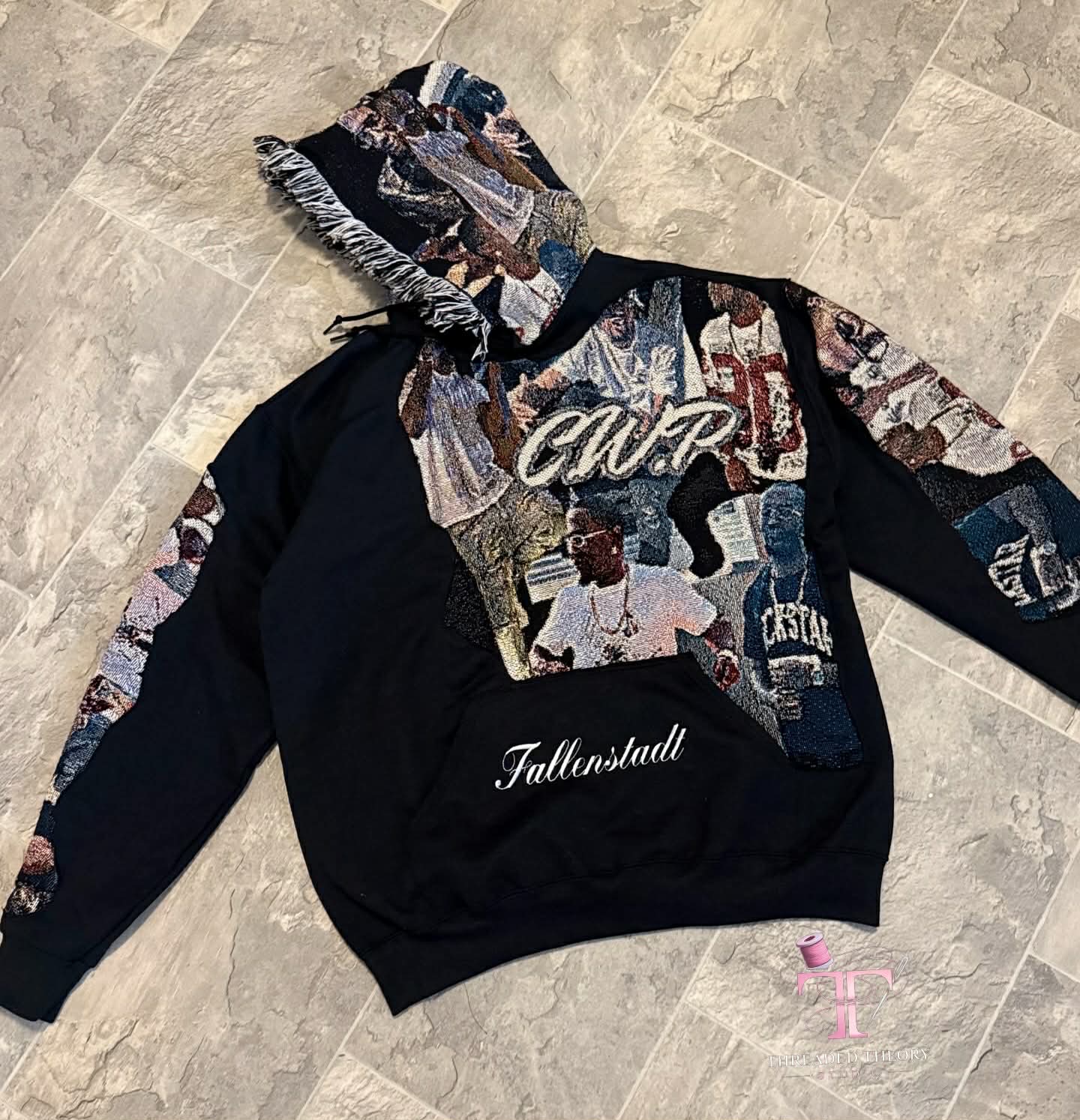 Upcycled Tapestry Hoodie