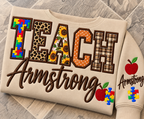 Custom Profession Sweatshirt | Personalized Appliqué & Embroidery