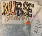 Staggered NURSE Fall Sweatshirt