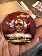 Custom Photo Memorial & Graduation Pins | Personalized Photo Buttons