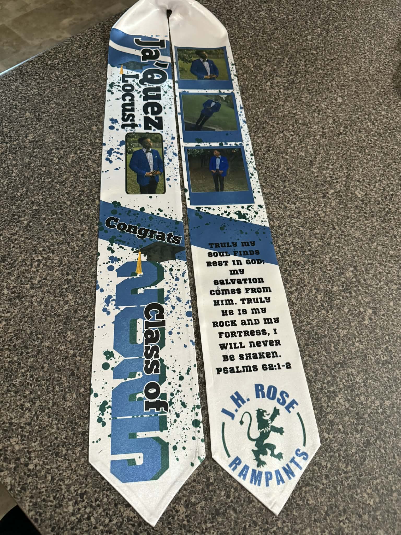 Custom Graduation Stole