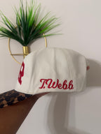 Custom Varsity Embroidered Leopard Hat