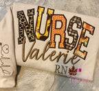 Staggered NURSE Fall Sweatshirt