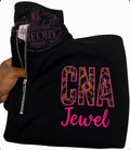 Personalized Leopard Print Quarter Zip