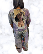 Custom Tapestry 2-Piece Outfit – Fringe Pants & Jacket Set