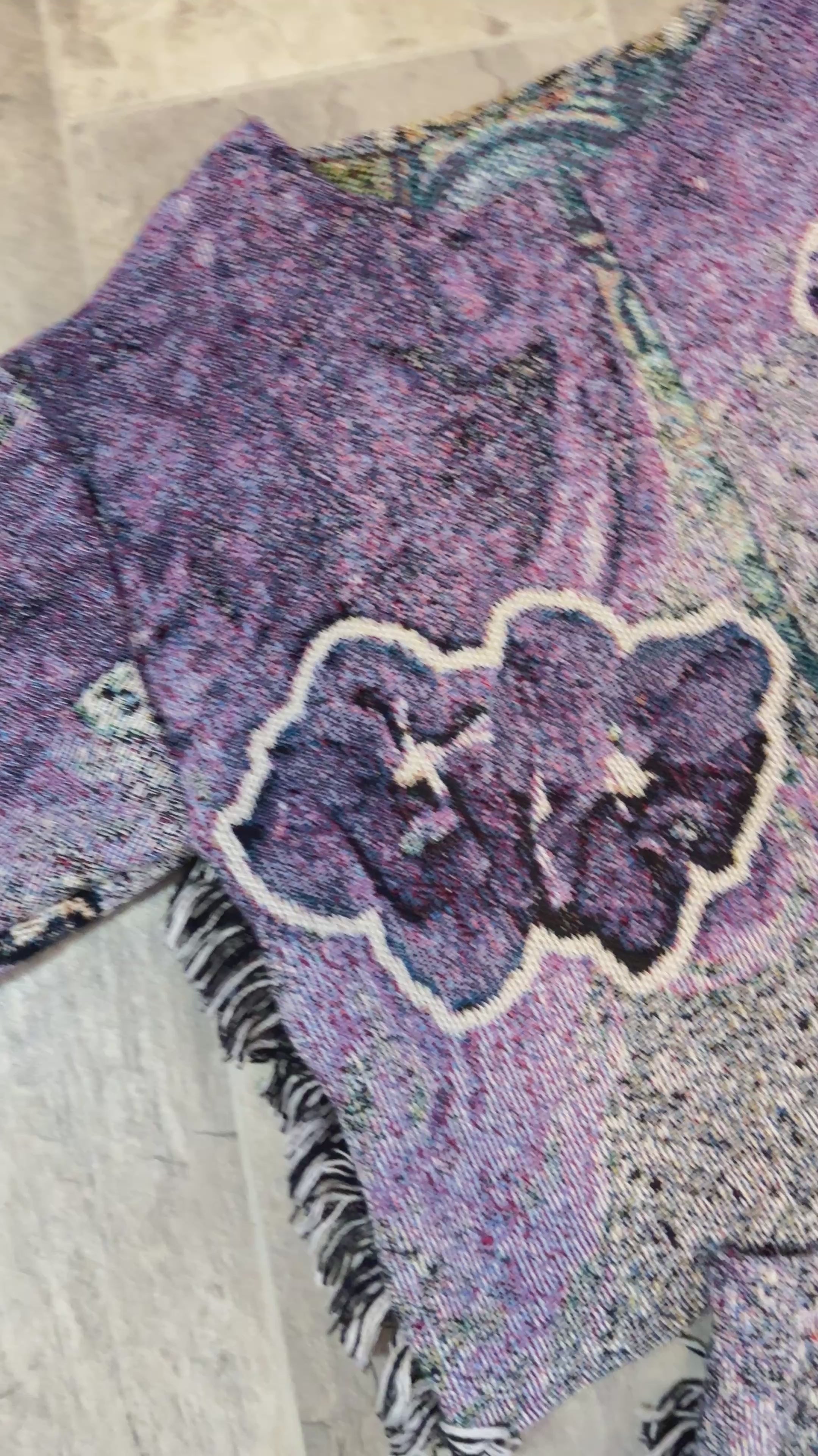 Custom Tapestry 2-Piece Outfit – Fringe Pants & Jacket Set