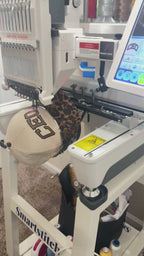 Custom Varsity Embroidered Leopard Hat